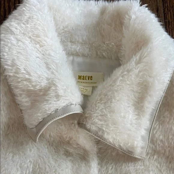 Maeve Cinch Waste Fur Faux Jacket - Picture 3 of 16